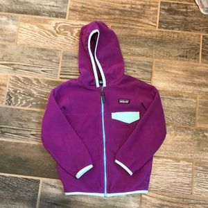 Patagonia toddler girls D-snap fleece jacket